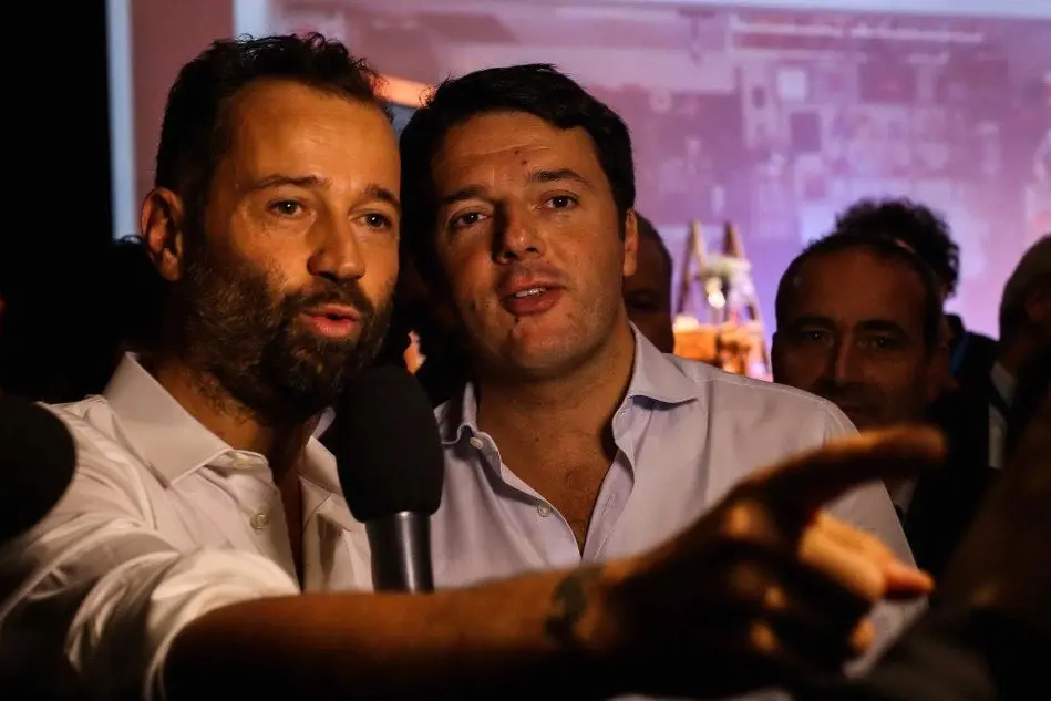 Fabio Volo e Matteo Renzi in una foto del 2014