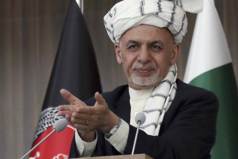 Il presidente afghano Ashraf Ghani