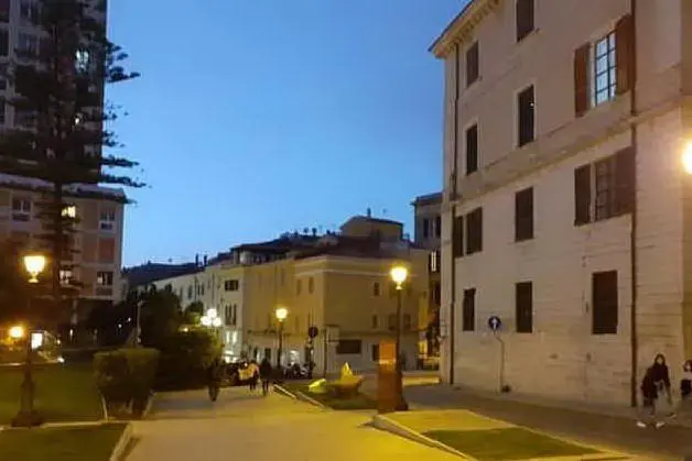 Piazza Castello a Sassari (foto L'Unione Sarda - Tellini)
