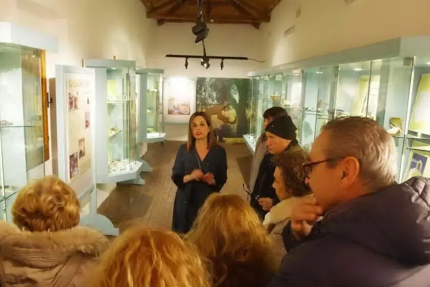 Una visita al museo (foto L'Unione Sarda - Sirigu)