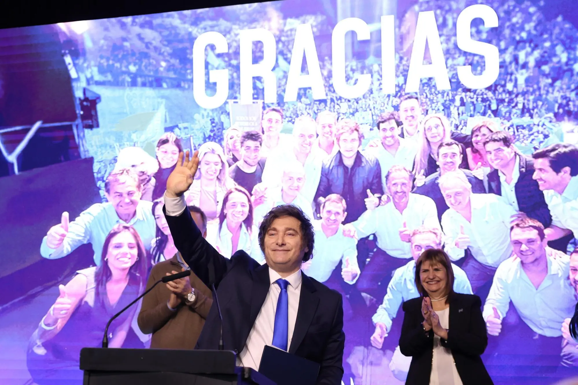 Javier Milei (foto Ansa/Epa)