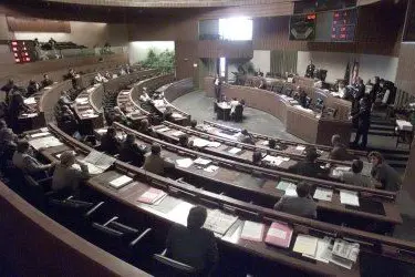 L'aula del consiglio regionale