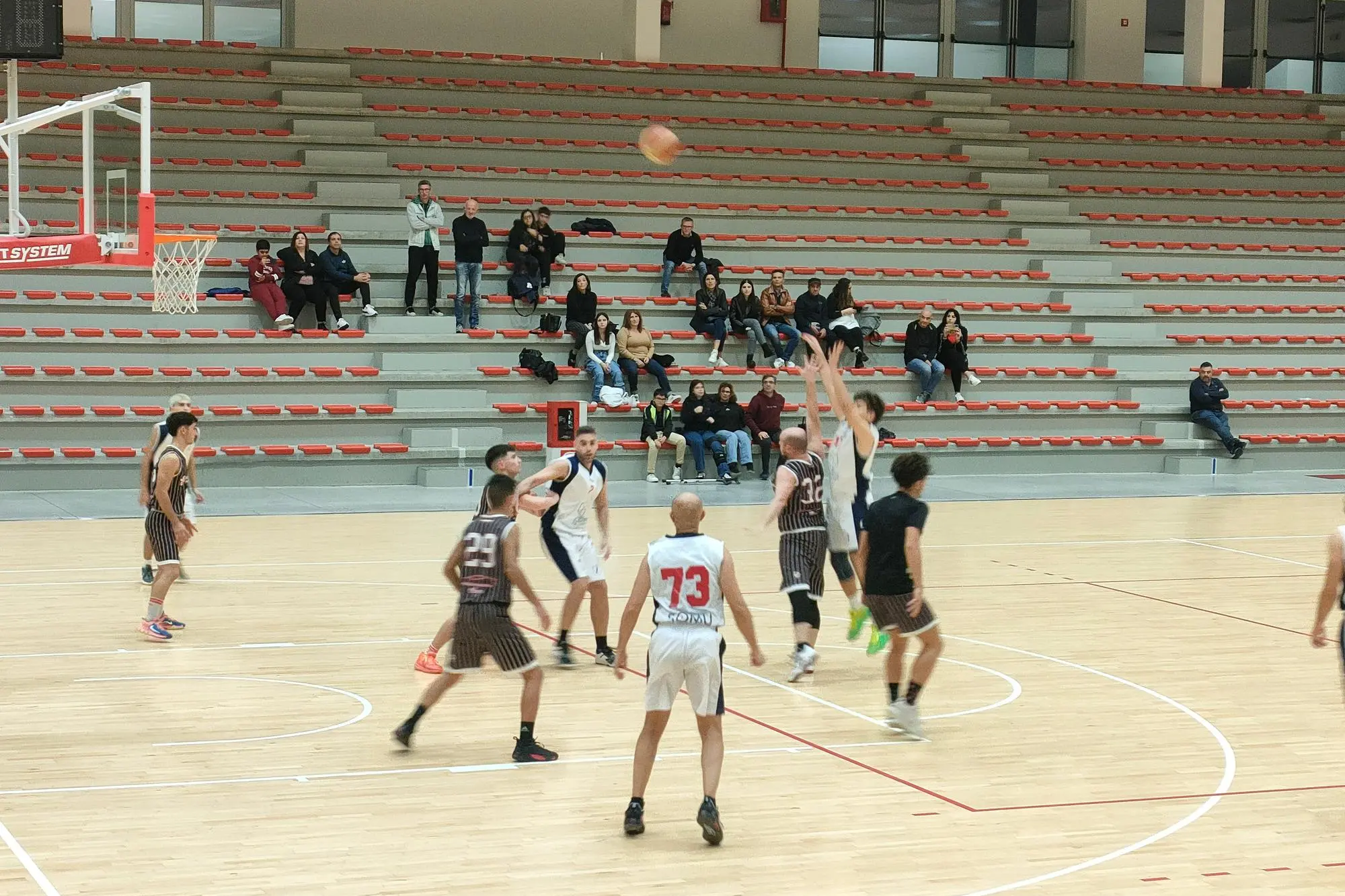 L'immagine di una partita dell'Azzurra Oristano (foto di Giacomo Pala)