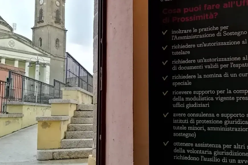 Ufficio di prossimità a Guasila (Foto Sirigu)