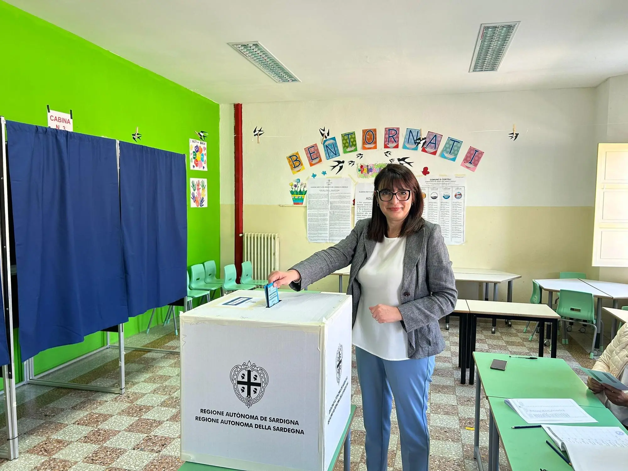 Lara Depau, 54 anni, candidata di \"Libera Tortolì\"