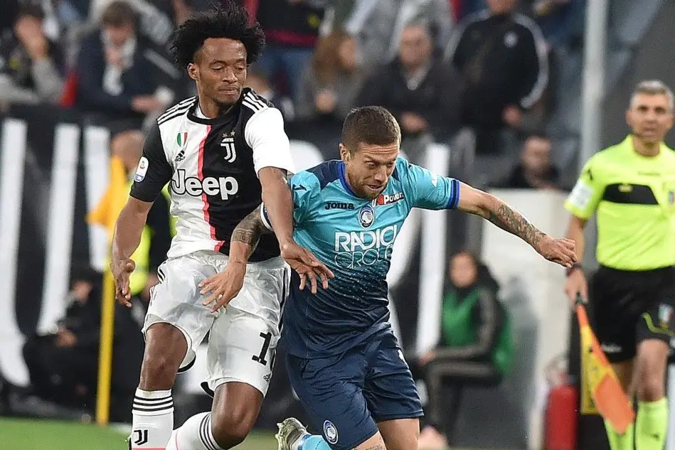 Un momento del match tra Juve e Atalanta (Ansa)