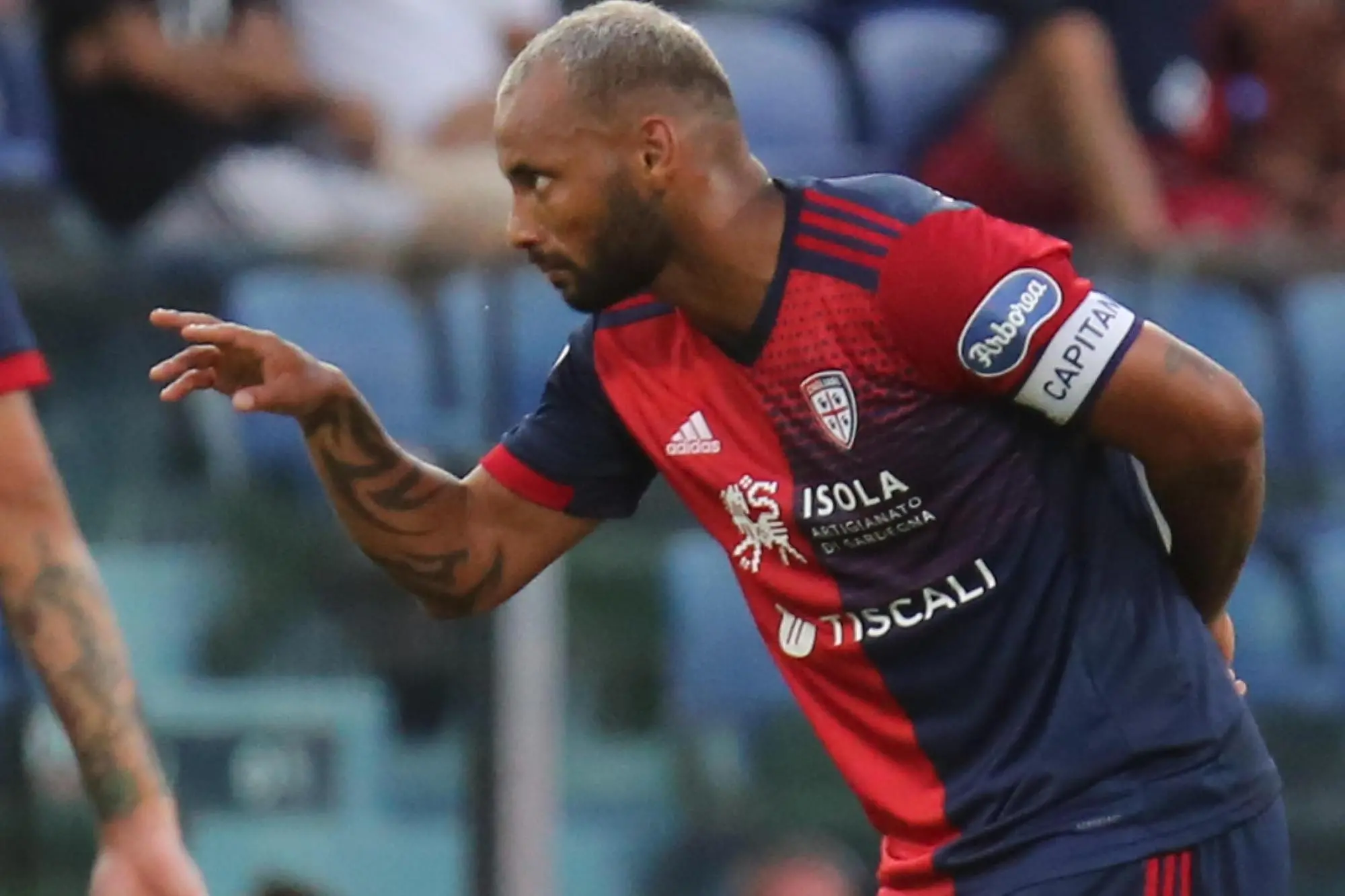Joao Pedro con la maglia del Cagliari (Ansa)