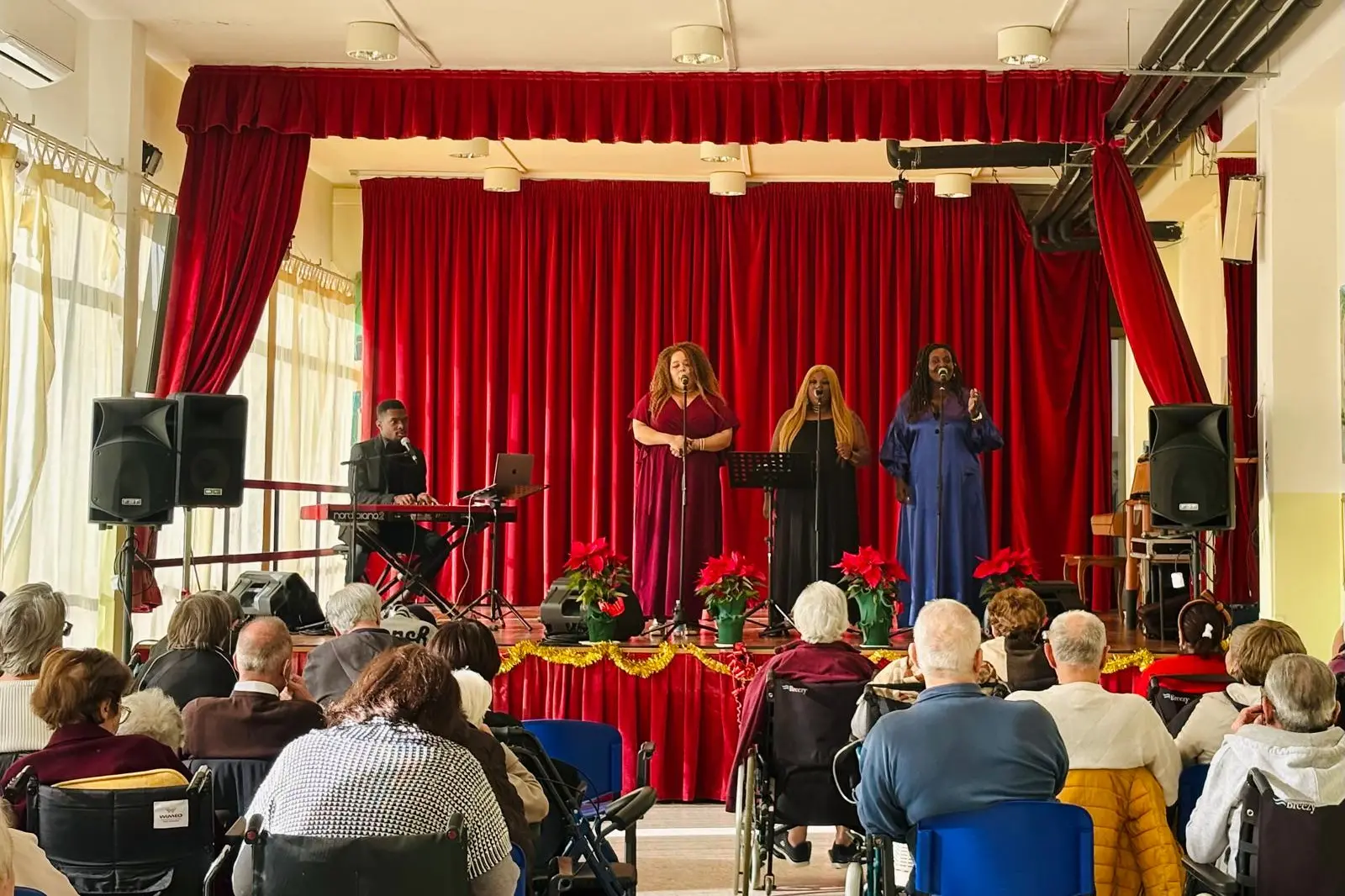 Il concerto a Casa Serena