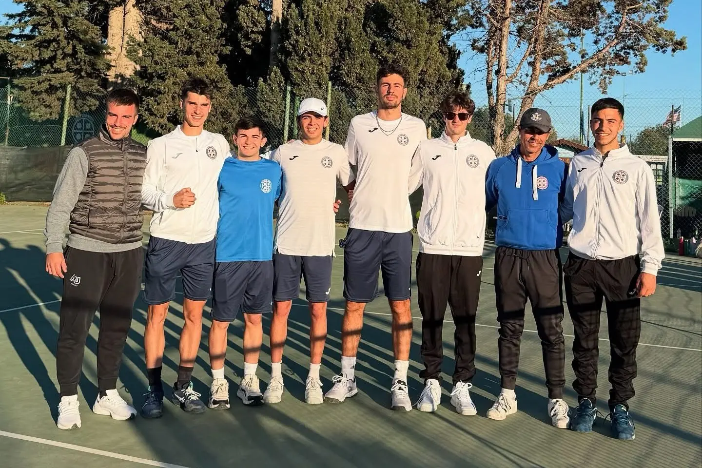 Il Quattro Mori Tennis Team, primo nel girone 1 maschile (Foto concessa)