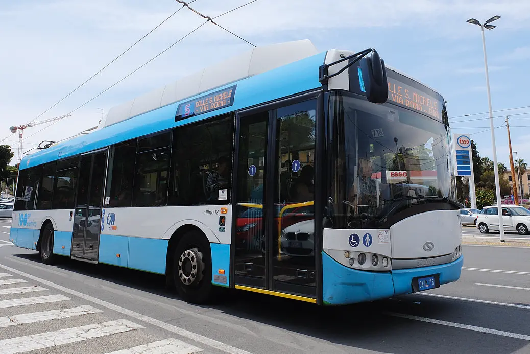 Un bus della linea Ctm