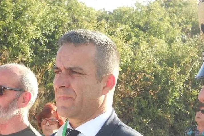 Il sindaco di Borutta, Silvano Arru (L'Unione Sarda - Caria)
