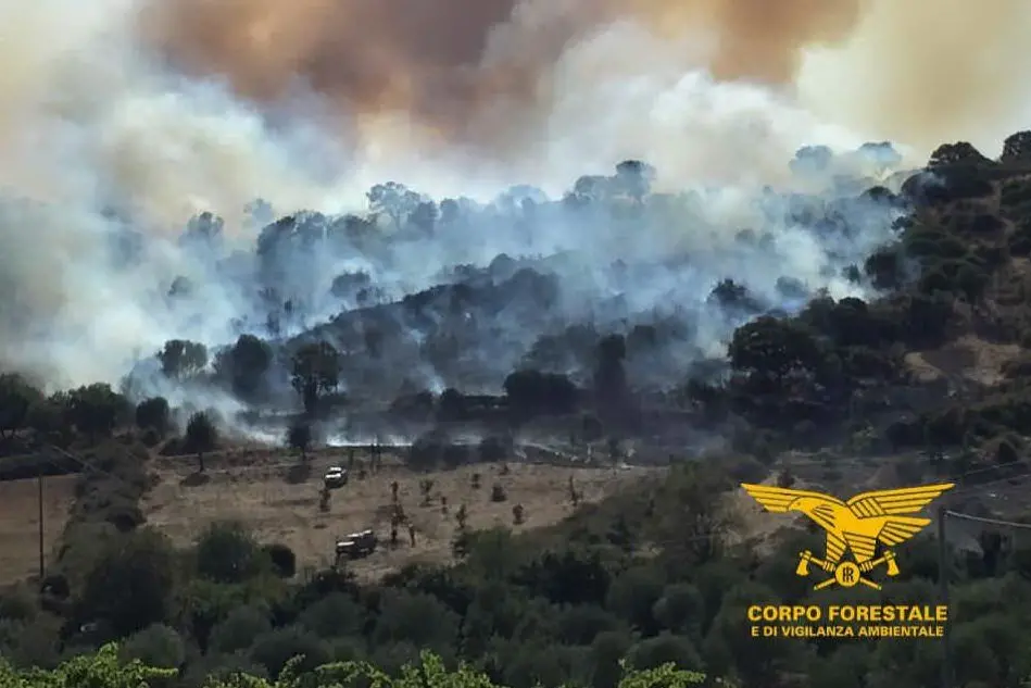 L'incendio di Oniferi