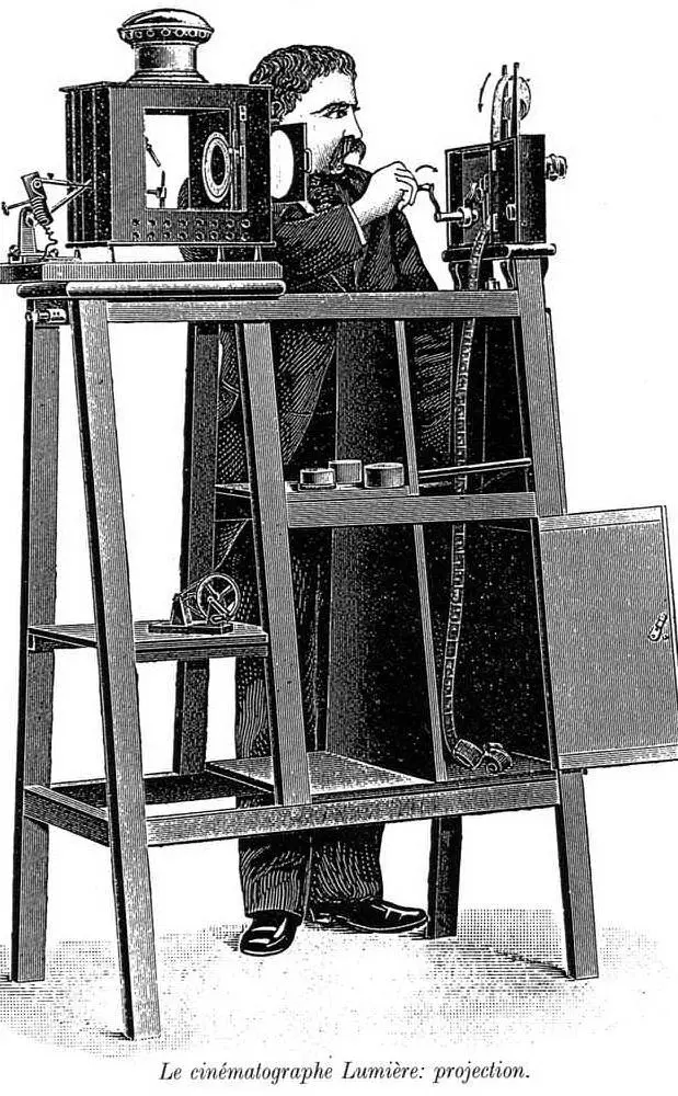 Un disegno dell'apparecchio