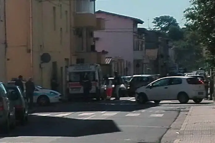 Il luogo dell'incidente (foto L'Unione Sarda - Pintori)