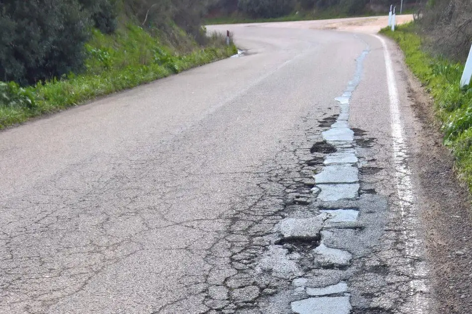 Un tratto della Provinciale