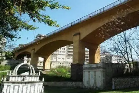 Il Ponte Rosello a Sassari (foto L'Unione Sarda - Tellini)