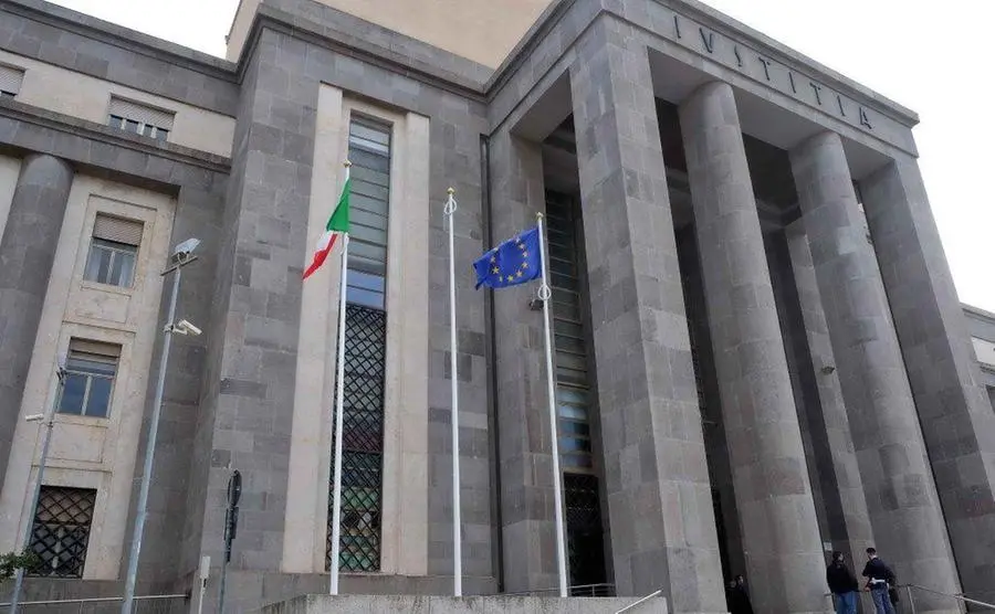 Il tribunale di Cagliari (L'Unione Sarda)