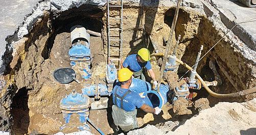 Abbanoa, martedì nuovi lavori sulla condotta di Monte Urpinu