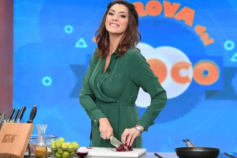 Elisa Isoardi a "La prova del cuoco" (Ansa)