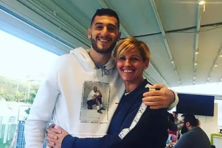 Angeles Parejo con Marco Spissu