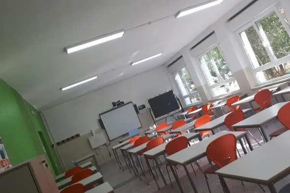 Un'aula (foto Ansa)