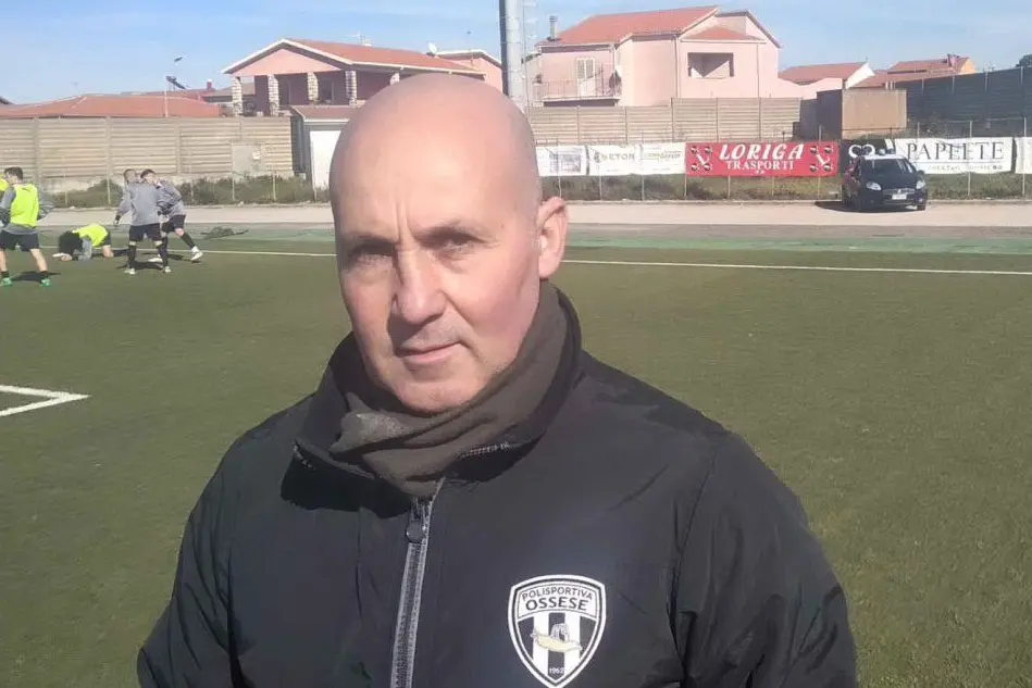 L'allenatore dell'Ossese Giuseppe Cantara (foto Tellini)