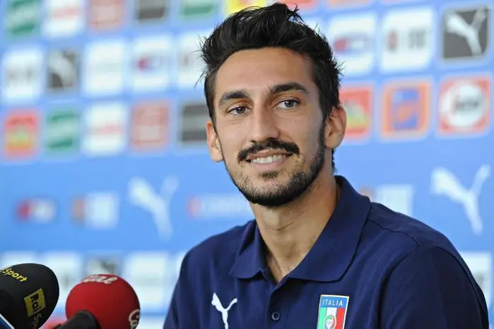 Italian defender Davide Astori during a press conference, Coverciano, Florence, 7 September 2014. ANSA/ MAURIZIO DEGL'INNOCENTI