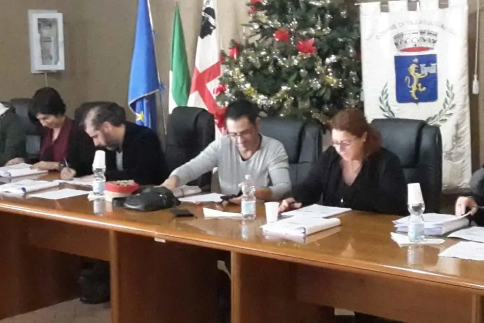 La seduta del Consiglio Comunale di Villamassargia (Foto S.Farris)