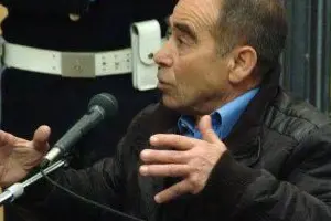 Salvatore Atzas, ieri, durante il processo