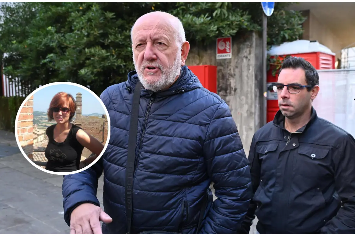 Bruno Verzeni e Sergio Ruocco (foto Ansa - Michele Maraviglia), nel riquadro Sharon Verzeni