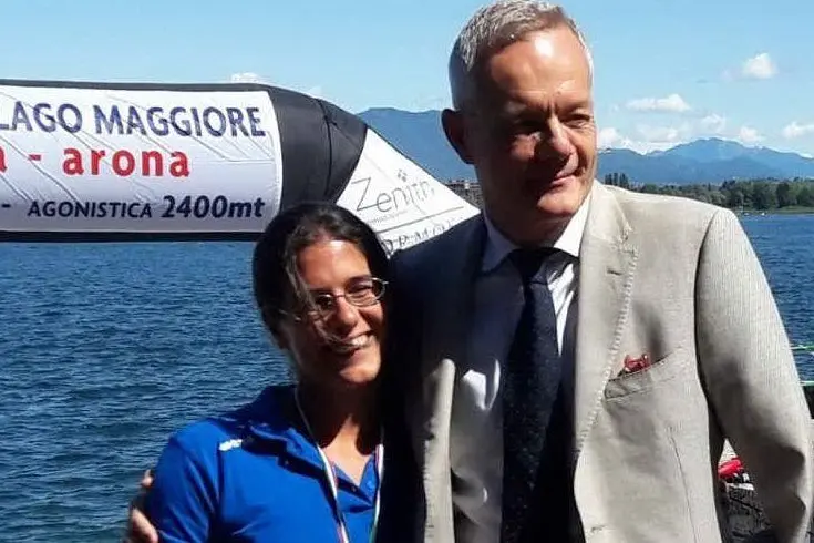 Francesca Secci e il presidente nazionale Finp Roberto Valore