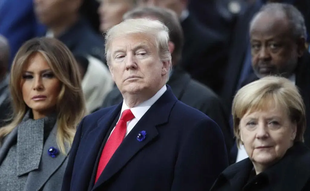 Insieme a Donald e Melania Trump  (Ansa)