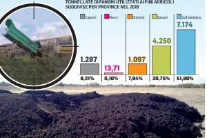 Fanghi agricoli (L'Unione Sarda)