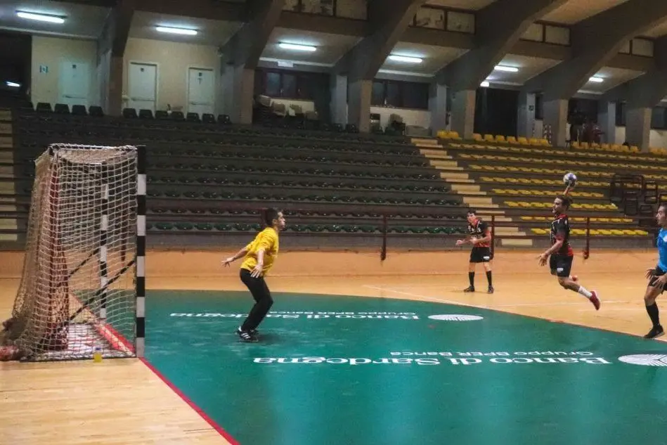 La Verdeazzurro in campo al PalaSantoru di Sassari (foto Verdeazzurro Sassari)