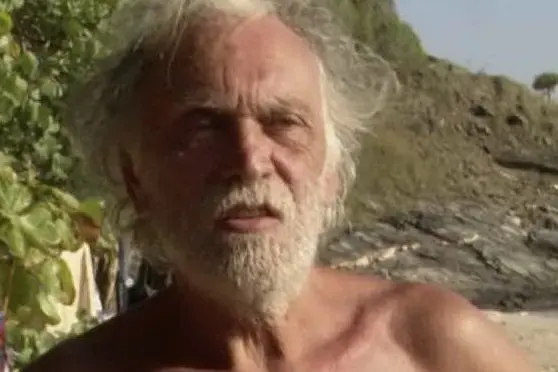 Riccardo Fogli all'Isola dei Famosi (foto da frame video)