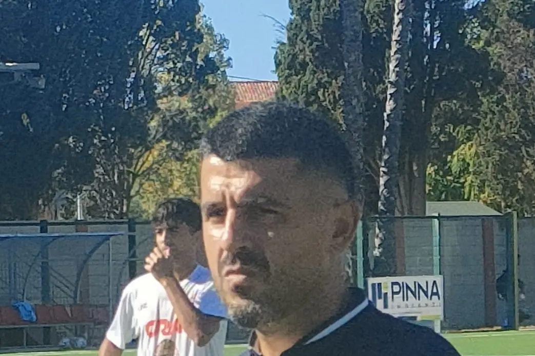 Federico Trudu, allenatore del Samugheo (foto di Giacomo Pala)