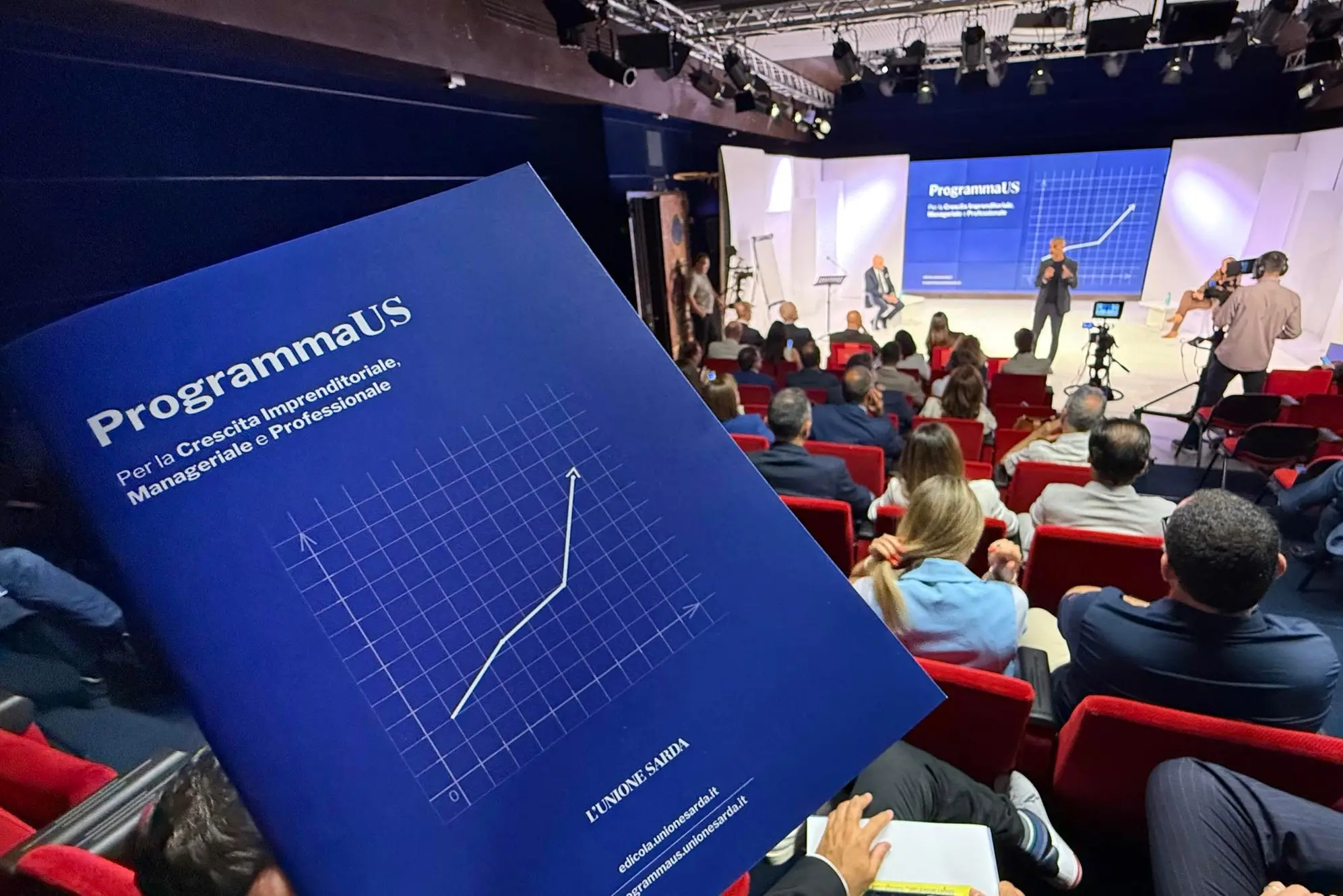 La presentazione di Programma Us nella sede dell'Unione Sarda a Cagliari