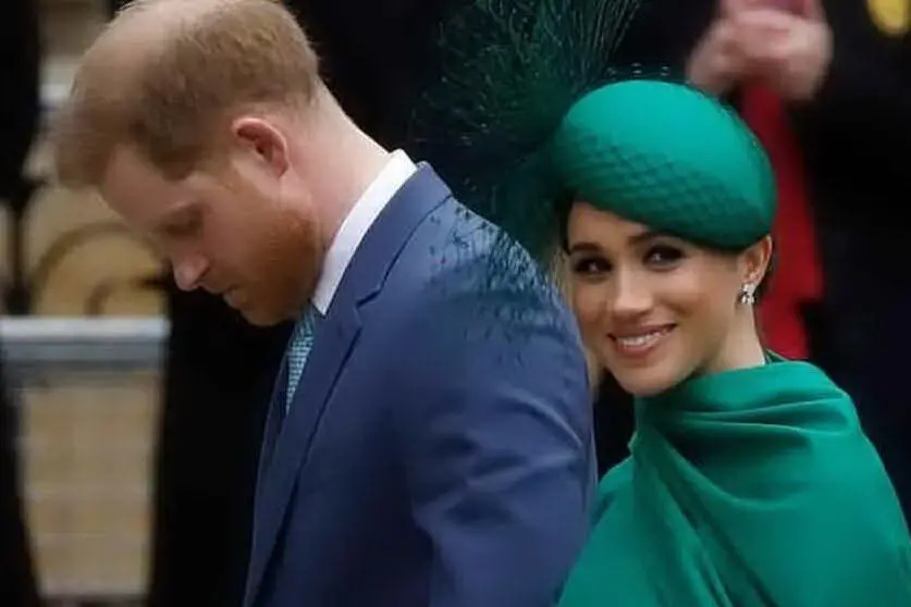 Il principe Harry e la moglie Meghan Markle (archivio L'Unione Sarda)