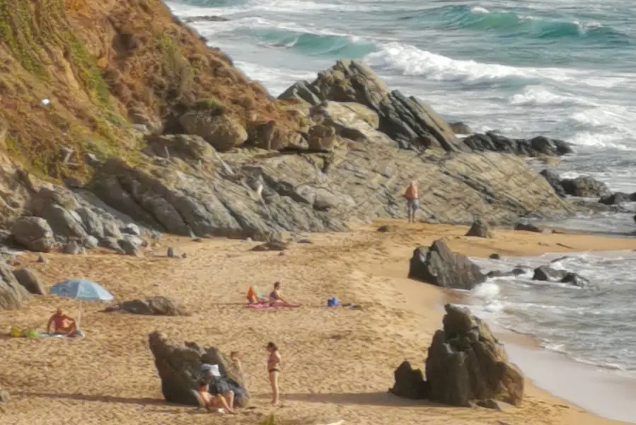 Un tratto della spiaggia di Gutturu 'e Flumini (L'Unione Sarda)