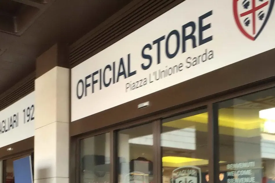 Il nuovo store del Cagliari calcio