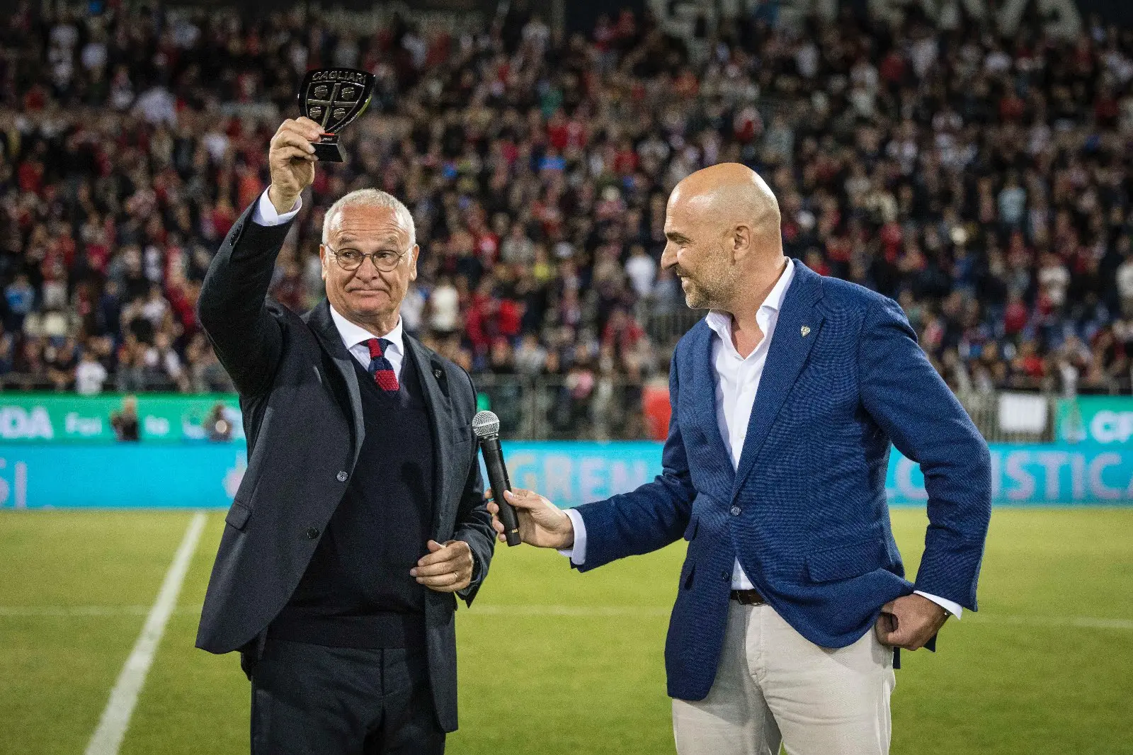Claudio Ranieri e Tommaso Giulini ai tempi del Cagliari