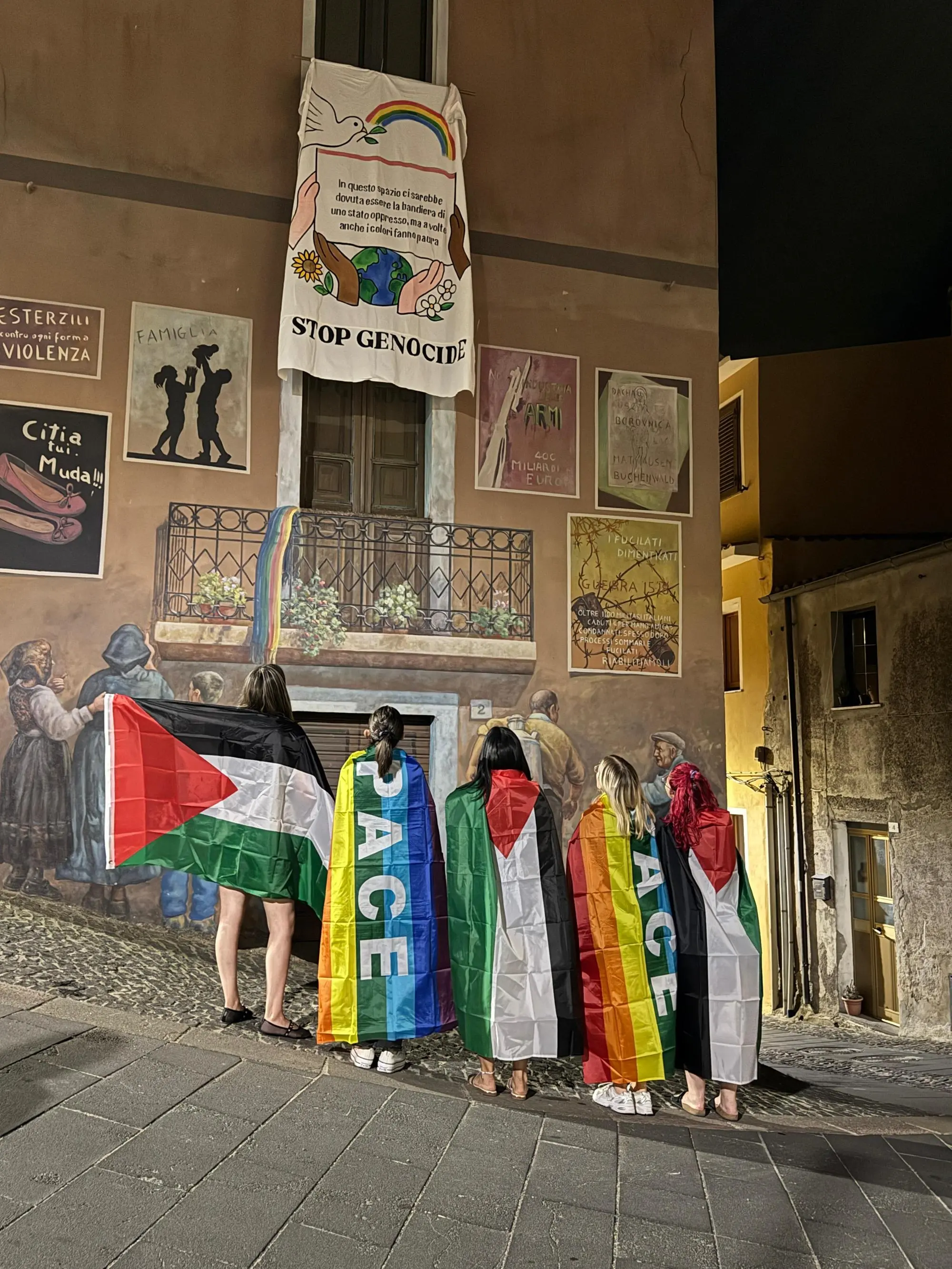 Esterzili, fiaccolata per la pace