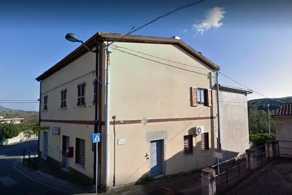 L'ufficio postale di Gonnosnò (da Google Maps)