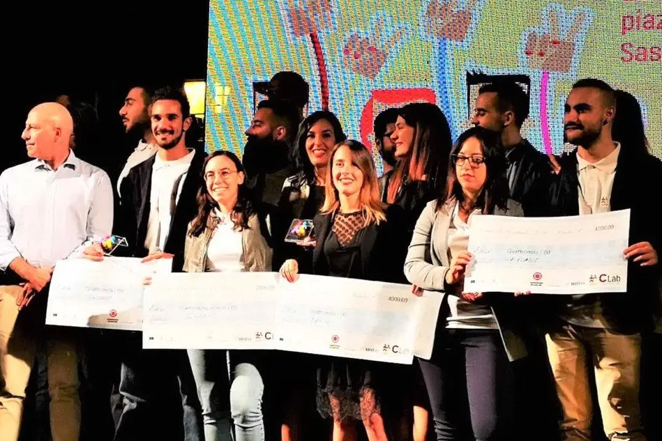 I vincitori del Contamination Lab (foto Università di Sassari)
