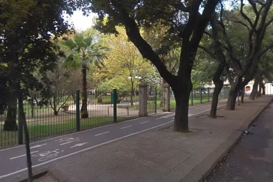 I giardini di via Tavolara, Sassari (foto Google Maps)