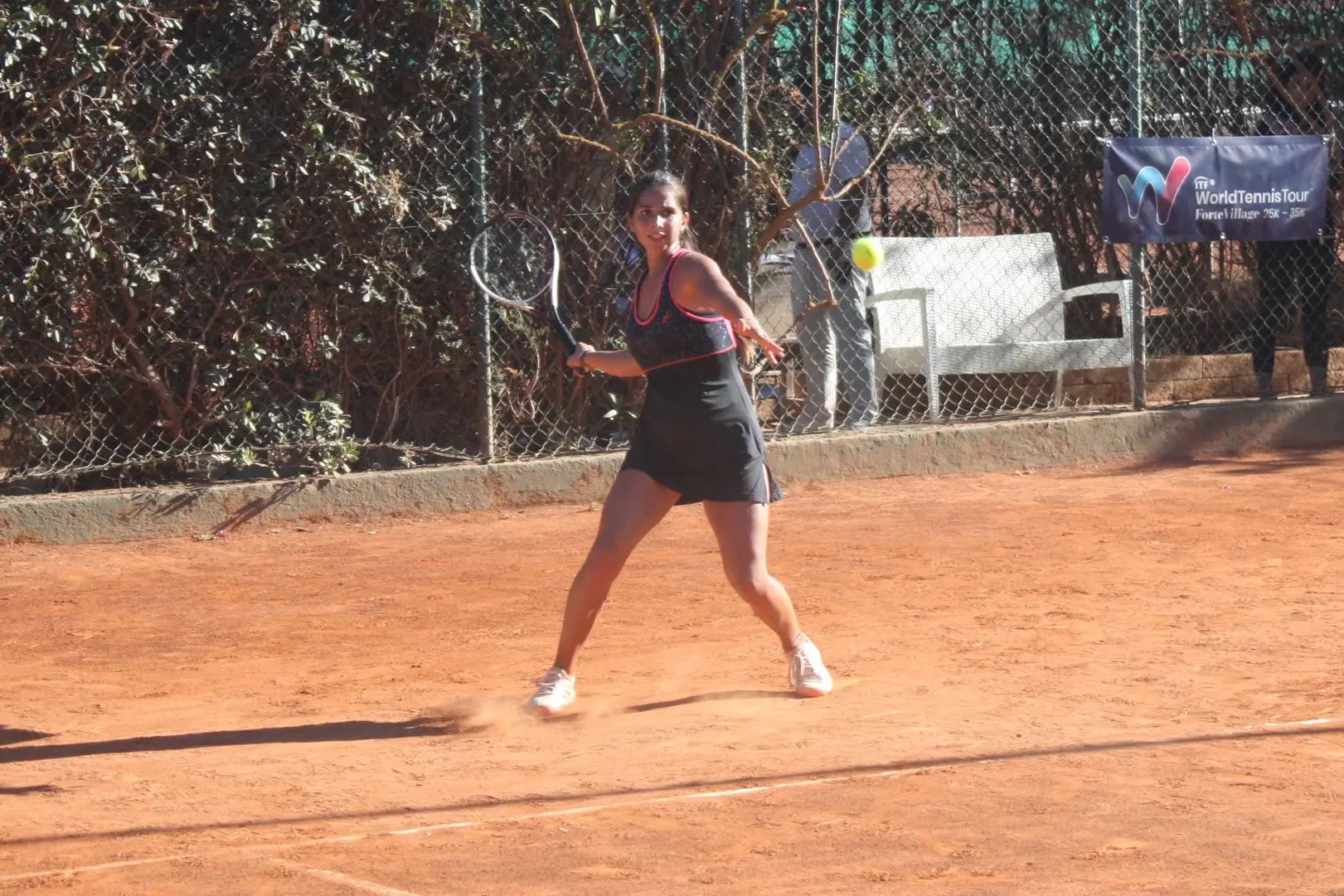 Barbara Dessolis in campo al Forte Village (foto concessa)