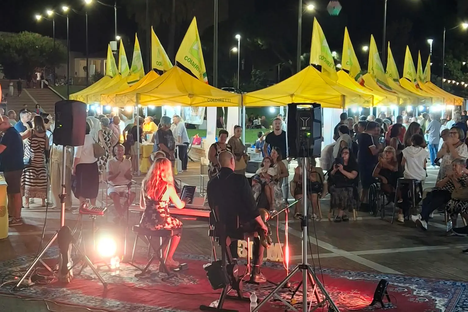 Calici in piazza