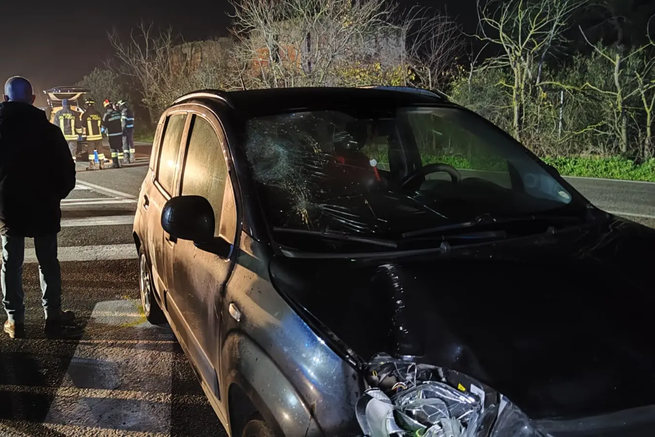 Illorai, il luogo dell'incidente (Foto G. Locci)
