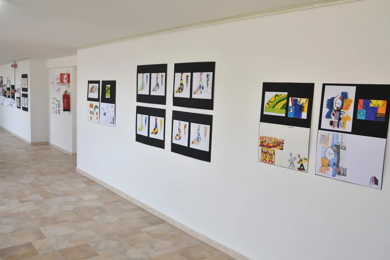 Alcune delle proposte di decoro urbano presentate dagli studenti del Liceo Artistico di Sassari (foto concessa)