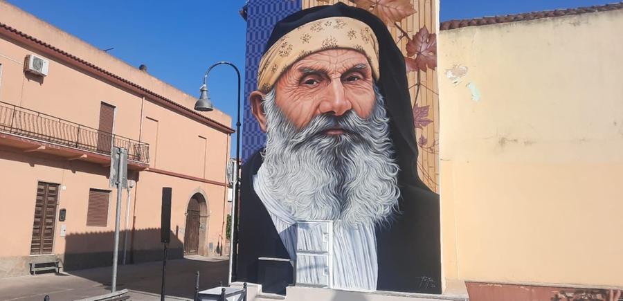 Un murale dedicato a Boricu Spano